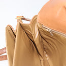 CELINE Macadam Canvas Shoulder Bag PVC Beige Gold Auth 199912-21