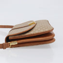 CELINE Macadam Canvas Shoulder Bag PVC Beige Gold Auth 199912-4