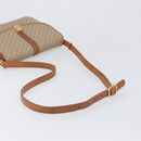 CELINE Macadam Canvas Shoulder Bag PVC Beige Gold Auth 199912-7