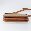 CELINE Macadam Canvas Shoulder Bag PVC Beige Gold Auth 199912-5