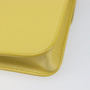 FURLA Shoulder Bag Leather Yellow Gold Auth 199917A-16