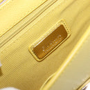 FURLA Shoulder Bag Leather Yellow Gold Auth 199917A-19