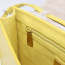 FURLA Shoulder Bag Leather Yellow Gold Auth 199917A-22