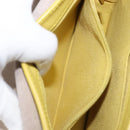 FURLA Shoulder Bag Leather Yellow Gold Auth 199917A-23