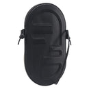 FENDI Shoulder Bag Leather Black Auth 199918A-1