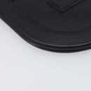 FENDI Shoulder Bag Leather Black Auth 199918A-11
