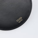 FENDI Shoulder Bag Leather Black Auth 199918A-14