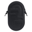 FENDI Shoulder Bag Leather Black Auth 199918A-2