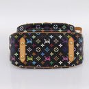 LOUIS VUITTON Monogram Multicolor Rita Tote Bag Black M40126 LV Auth 199920V-5