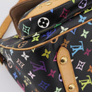LOUIS VUITTON Monogram Multicolor Rita Tote Bag Black M40126 LV Auth 199920V-16
