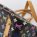LOUIS VUITTON Monogram Multicolor Rita Tote Bag Black M40126 LV Auth 199920V-17