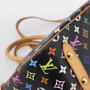 LOUIS VUITTON Monogram Multicolor Rita Tote Bag Black M40126 LV Auth 199920V-18