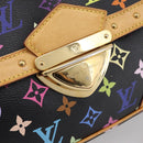 LOUIS VUITTON Monogram Multicolor Rita Tote Bag Black M40126 LV Auth 199920V-19