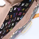 LOUIS VUITTON Monogram Multicolor Rita Tote Bag Black M40126 LV Auth 199920V-25