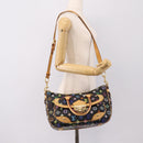 LOUIS VUITTON Monogram Multicolor Rita Tote Bag Black M40126 LV Auth 199920V-27