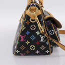 LOUIS VUITTON Monogram Multicolor Rita Tote Bag Black M40126 LV Auth 199920V-3