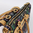 LOUIS VUITTON Monogram Multicolor Rita Tote Bag Black M40126 LV Auth 199920V-6