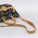 LOUIS VUITTON Monogram Multicolor Rita Tote Bag Black M40126 LV Auth 199920V-8