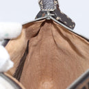 FENDI Zucca Canvas Celeria Shoulder Bag Black Brown Auth 199921A-20
