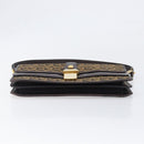 BALLY Shoulder Bag Canvas Gold Brown Auth 199922A-5