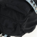 PRADA Shoulder Bag Nylon Black Silver Auth 199923SAM-18