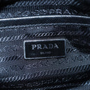PRADA Shoulder Bag Nylon Black Silver Auth 199923SAM-31