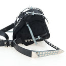 PRADA Shoulder Bag Nylon Black Silver Auth 199923SAM-3