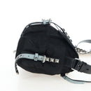 PRADA Shoulder Bag Nylon Black Silver Auth 199923SAM-4