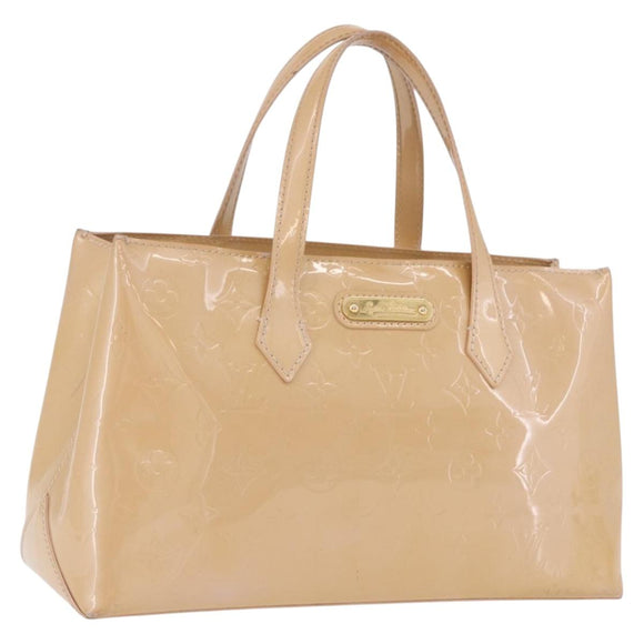 LOUIS VUITTON Monogram Vernis Wilshire PM Rose Florentin M91642 Auth 199928