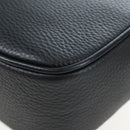 GUCCI Soho Shoulder Bag Leather Black Gold 308364 Auth 199930SAV-18