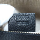 GUCCI Soho Shoulder Bag Leather Black Gold 308364 Auth 199930SAV-11