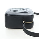 GUCCI Soho Shoulder Bag Leather Black Gold 308364 Auth 199930SAV-4
