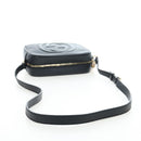 GUCCI Soho Shoulder Bag Leather Black Gold 308364 Auth 199930SAV-7