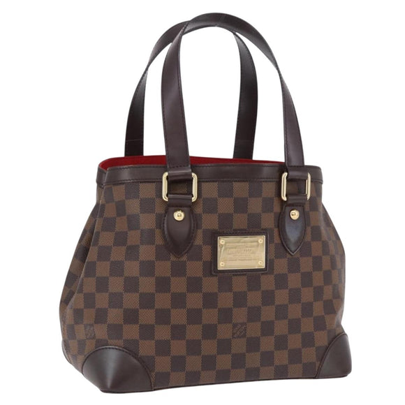 LOUIS VUITTON Damier Ebene Hampstead PM Tote Bag N51205 LV Auth 199931V