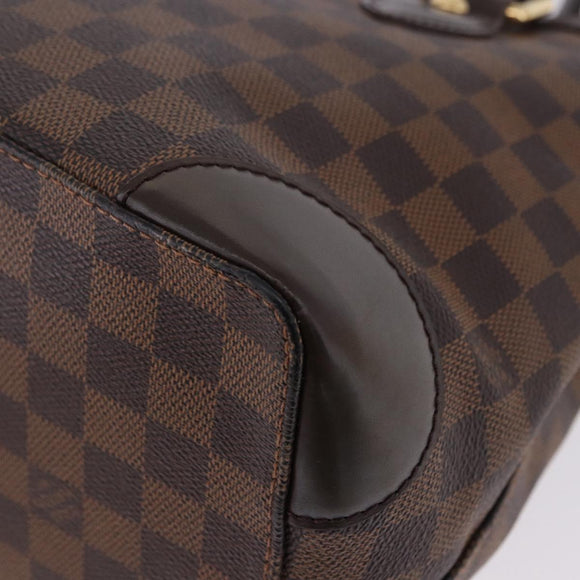 LOUIS VUITTON Damier Ebene Hampstead PM Tote Bag N51205 LV Auth 199931V