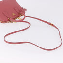 PRADA Galleria Hand Bag Saffiano 2way Pink Gold Auth 199933V-10