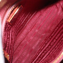 PRADA Galleria Hand Bag Saffiano 2way Pink Gold Auth 199933V-21