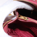 PRADA Galleria Hand Bag Saffiano 2way Pink Gold Auth 199933V-27