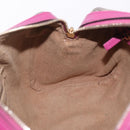 GUCCI GG Supreme Hand Bag PVC 2way Beige Gold 409529 Auth 199935A-21