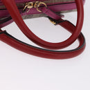 GUCCI GG Supreme Hand Bag PVC 2way Beige Gold 409529 Auth 199935A-7