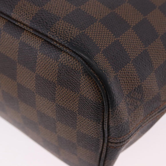 LOUIS VUITTON Damier Ebene Neverfull PM Tote Bag N51109 LV Auth 199936A