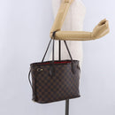 LOUIS VUITTON Damier Ebene Neverfull PM Tote Bag N51109 LV Auth 199936A-25