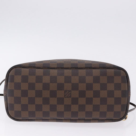 LOUIS VUITTON Damier Ebene Neverfull PM Tote Bag N51109 LV Auth 199936A