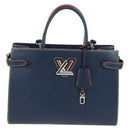 LOUIS VUITTON Epi Twist Tote Bag Blue M54980 LV Auth 199938M-13
