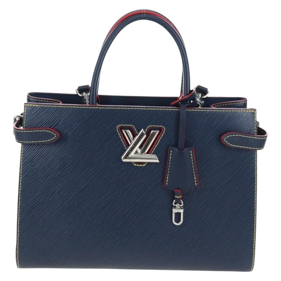 LOUIS VUITTON Epi Twist Tote Bag Blue M54980 LV Auth 199938M