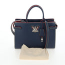LOUIS VUITTON Epi Twist Tote Bag Blue M54980 LV Auth 199938M-12
