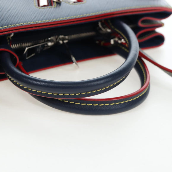 LOUIS VUITTON Epi Twist Tote Bag Blue M54980 LV Auth 199938M