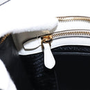 PRADA Galleria Esplanade Hand Bag Saffiano 2way White Gold Auth 199939M-28
