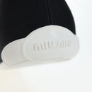Miu Miu Ballet Shoes Canvas 36.5 Black White Auth 199940M-12