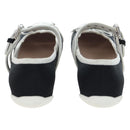 Miu Miu Ballet Shoes Canvas 36.5 Black White Auth 199940M-3